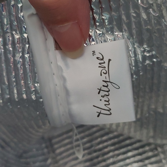 Thirty one upcycle crossbody navy and white - Picture 8 of 16